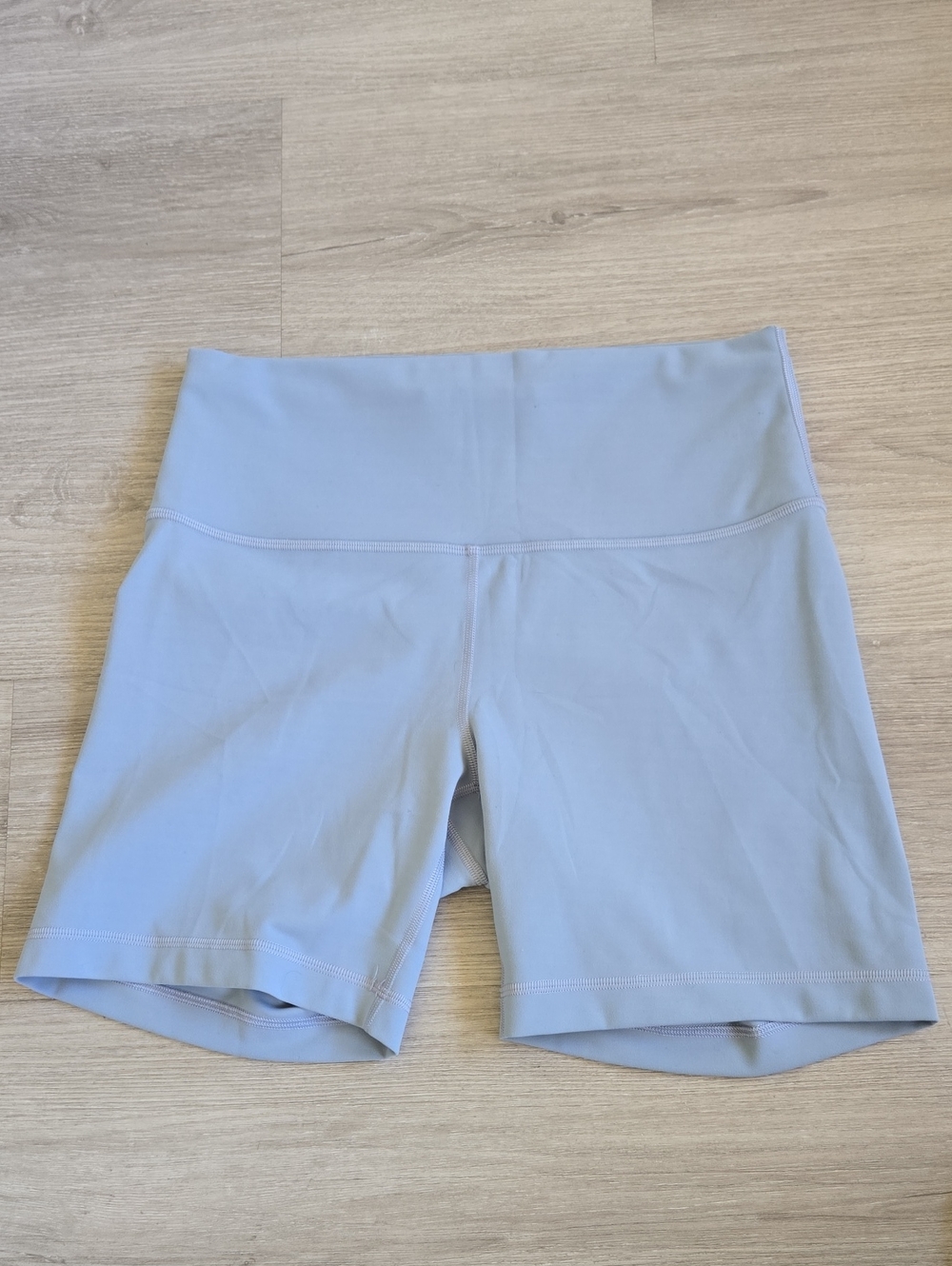lululemon athletica Light Blue Bike Shorts